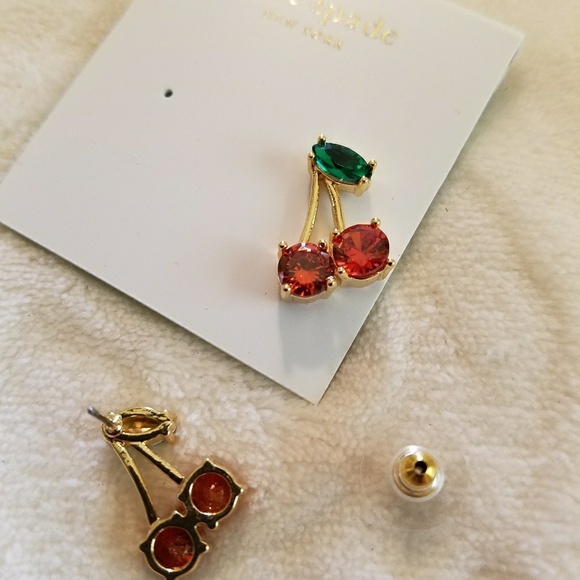 🎉HOST PICK Kate♠Spade🍒'Ma Cheri🍒Cherry🍒Earring - Picture 3 of 8